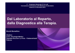 Dott. Nicolò Borsellino - Fitelab Federazione Italiana Tecnici di