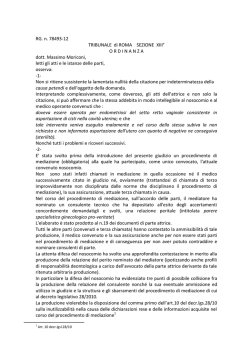 RG. n. 78493-12 TRIBUNALE di ROMA SEZIONE XIII