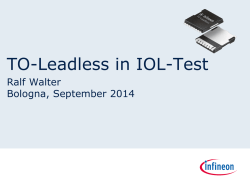 TO-Leadless in IOL-Test