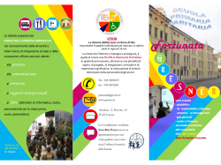 brochure primaria 2014 - Centro Fortunata Gresner