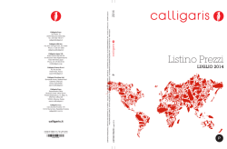 Listino Calligaris 2014