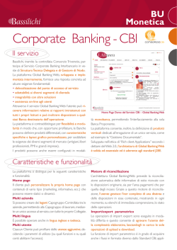 Corporate Banking - CBI
