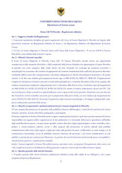 Regolamento didattico 2014-2015