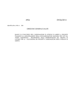 Decreto n.4906 del 09/06/2014