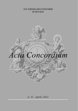 aprile - Accademia dei Concordi