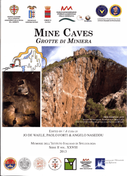 Mines Caves Grotte di Miniera-De Wale Jo, Forti Paolo