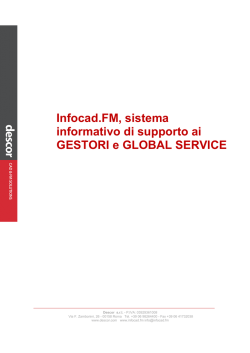 Infocad.FM, sistema informativo di supporto ai GESTORI e GLOBAL