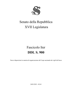 1. DDL S. 900 - XVII Leg.