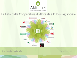 Il Fondo Housing Cooperativo Roma