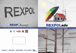 depliant REXPOL adv - Isolamento Termico