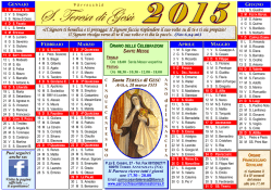 Clicca e vieni in parrocchia a ritirare il calendario 2015