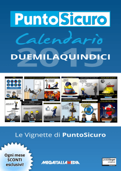 Calendario di PuntoSicuro 2015 in formato digitale