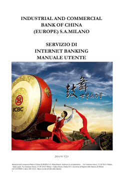 INDUSTRIAL AND COMMERCIAL BANK OF CHINA (EUROPE) S.A.