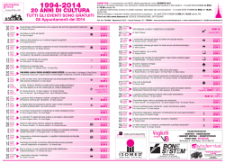 PDF - Calendario 2014 - Cenacolo Odontostomatologico Torinese