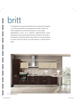 Il modello Britt crea spazi domestici lineari