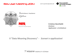 Data Meaning Discovery - RES srl - Research for Enterprise Systems
