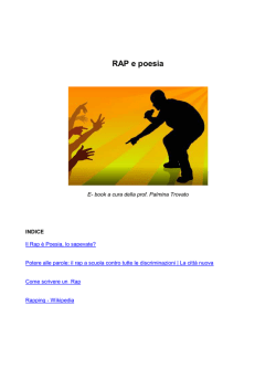 RAP e poesia 2 - Scuola Media di Piancavallo