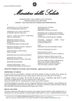 aggiornamento 28 Agosto 2014 - ASL della Provincia di Mantova