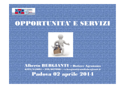 dott. Alberto Bergianti - EPAP opportunità e servizi