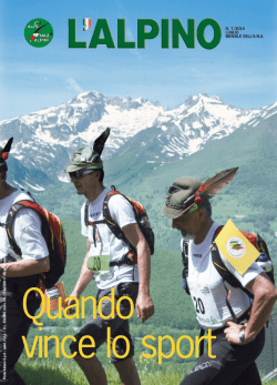 luglio 2014 - Associazione Nazionale Alpini
