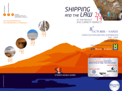 Shipping and the Law - Studio Legale Lauro