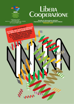 N. 131 dicembre 2014 - Associazione Generale Cooperative Italiane