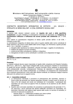 Contr. Int. 14.15 - Istituto Comprensivo "A. Scarpa"