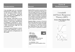brochure (pdf) - Dipartimento di Neuroscienze, Psicologia, Area del