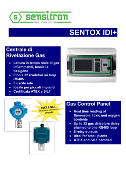 SENTOX IDI+ - Sensitron S.r.l.