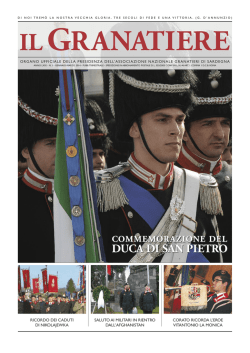 28.03.2014 - Associazione Nazionale Granatieri di Sardegna
