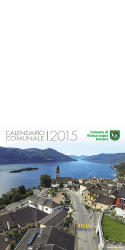 Kalender - Comune di Ronco S. Ascona
