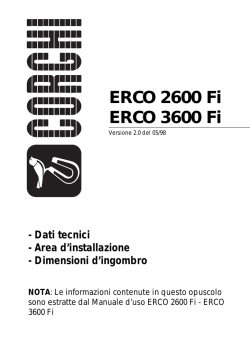 ERCO 2600 Fi ERCO 3600 Fi