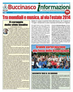 Giugno 2014 - Comune di Buccinasco