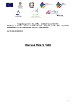 Relazione tecnica finale 2.1 - Fondazione Montagna Sicura