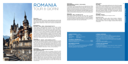 ROMANIA - Mareando Tour