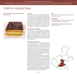 TORTA PAZIENTINA - Veneto Agricoltura