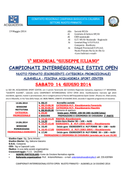 circolare camp. interregionale estivi albanella 14.06.2014