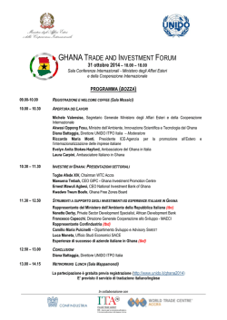 ghana trade and investment forum