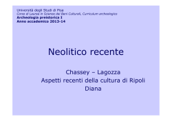 25.neolitico recente - Omero - Università degli Studi di Pisa