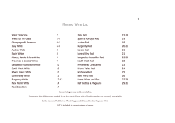 Murano Wine List