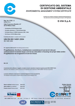 ISO 14001:2004 - e-via