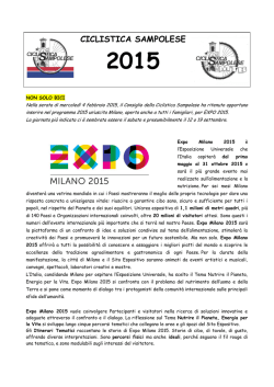 EXPO Milano 2015 - Ciclistica Sampolese