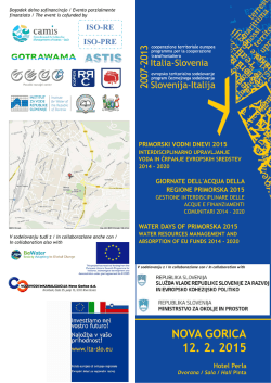 Program 12. februar 2015 - Cross-Border Cooperation Programme