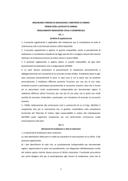 Regolamento 2014  - Ordine degli avvocati di Urbino