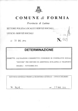 COMUNE dì FORMIA - Comune di Formia