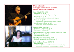 Duo Diabelli, Classical guitar and Piano