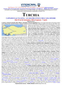 TURCHIA - Intercral Parma