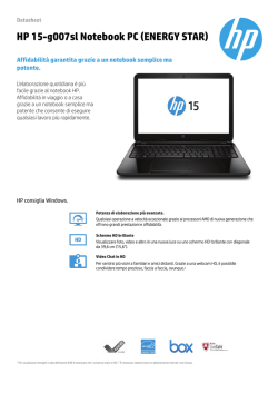 HP 15-g007sl Notebook PC (ENERGY STAR)