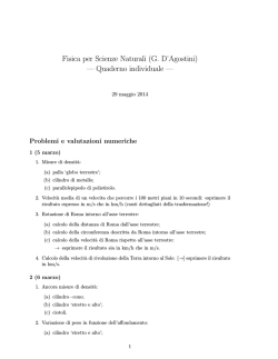 Quaderno individuale - INFN Sezione di Roma