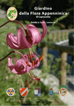 Guida Giardino 2014 - Giardino della flora Appenninica di Capracotta